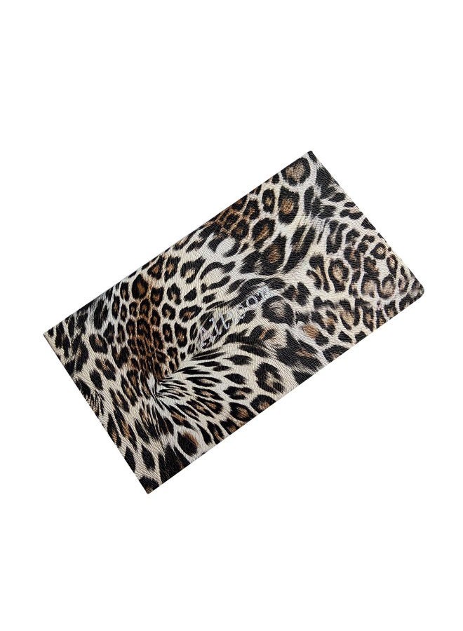 Allwon لوحة مكياج مغناطيسية بنمط الفهد فارغة لمكياج العيون، أحمر الشفاه، أحمر الخدود، بودرة الوجه - Image 2