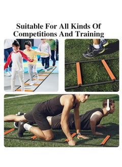 Spaceshoop Agility Ladder, Physical Training,Agility Training Equipment, Soccer Speed Ladder, Football Footwork Ladder, Workout Ladder for Kid Adult, Training Game  - Image 2