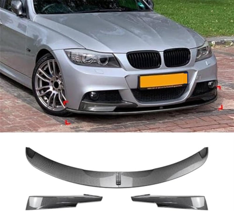 Wivplex Car Front Bumper Lip Spoiler for 3 Series E90 E91 M Sport - Image 2