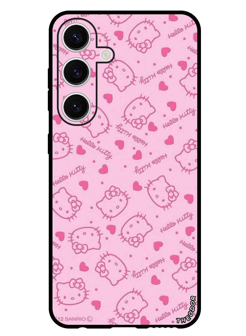 Theodor Protective Case Anti Scratch Shock Proof Bumper Cover For Samsung Galaxy S24 Hello Kitty Tags - Image 1