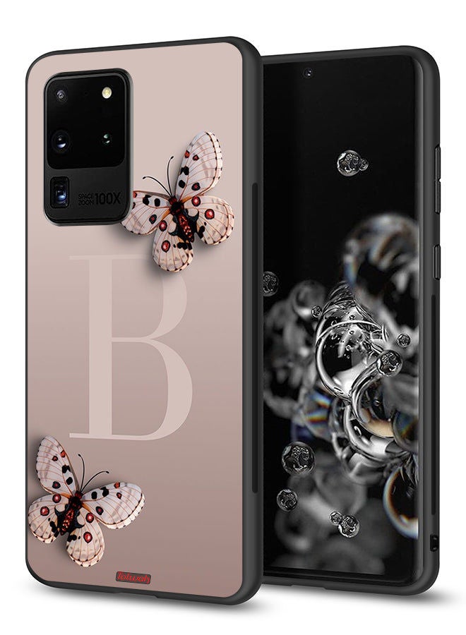 Tolwak غطاء حماية لهاتف Samsung Galaxy S20 Ultra 5G بطبعات فراشات - Image 1