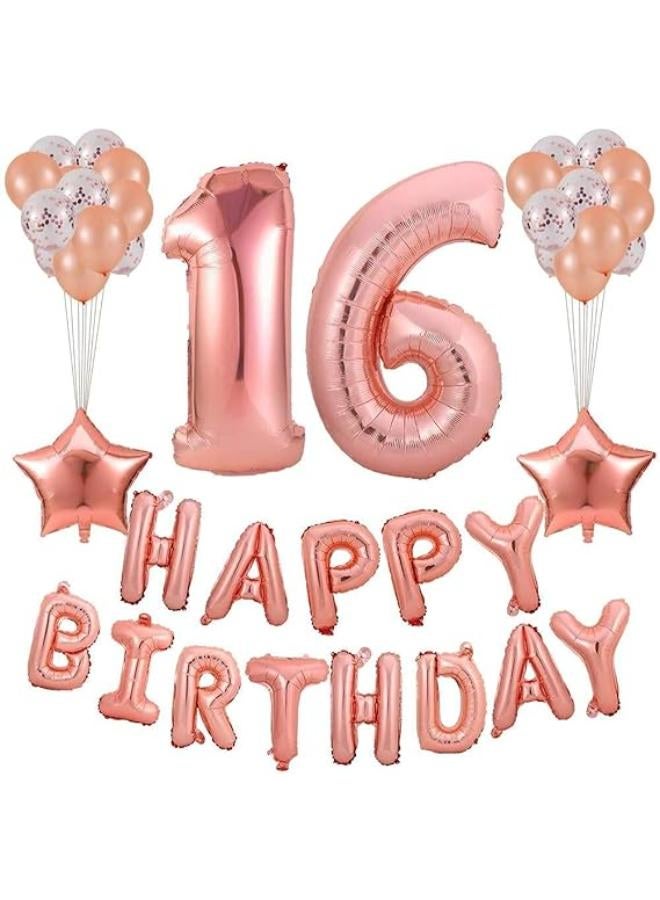 Secret 16th Birthday Balloon Party Decoration - Image 1