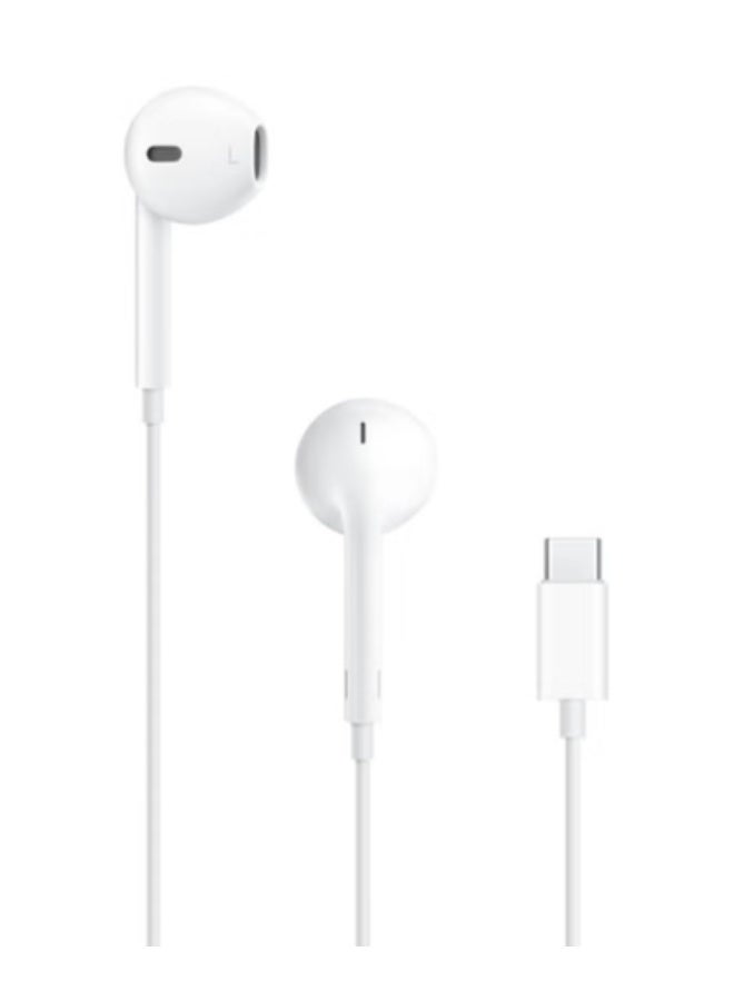 tenplus Earpods with USB C Wired Earbuds with Microphone & Volume Control, In-ear Headphones for iPhone 17/16/15 Pro/Pro Max, iPad Pro/Air, Samsung (White) - Image 1