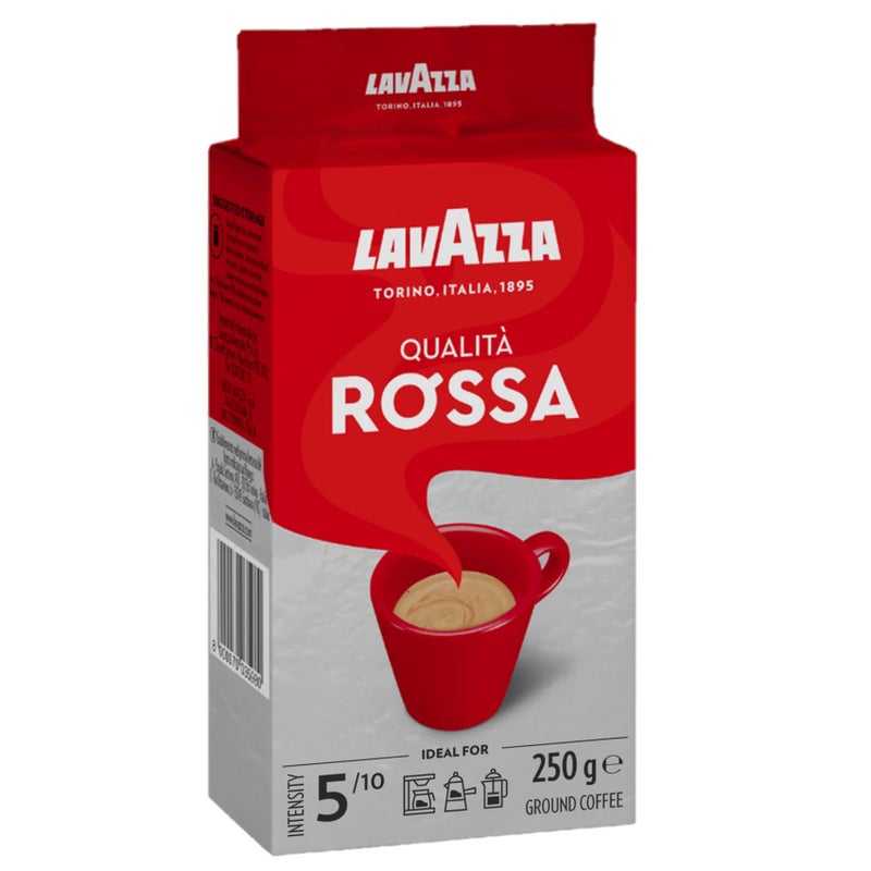 Lavazza قهوة لافازا كواليتي روسا مطحونة، 250 جرام، كيس - Image 1