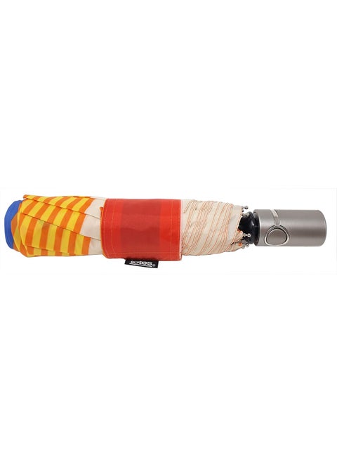 totes Auto Open Water Repellency Umbrella LargeCoverage 43 arc Stipes Sunshine Colors