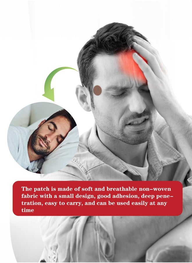 SOUTH MOON - Headache Relief Patch Relieve Dizziness Headache Dizziness Body Care Acupoint Patch - Image 1