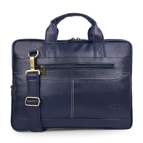 ADISA Laptop Messenger Office Bag Briefcase for Work for Men (LB6050-NAVY) - Image 1