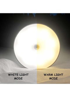 SKY-TOUCH 3Pcs Led Night Light : Motion Sensor Light Intelligent Body Induction Lamp USB Rechargeable Wireless Cabinet Light 2 Color Mode for Stair Bedroom LivingRoom Bathroom Kitchen Garage Wardrobe  - Image 2