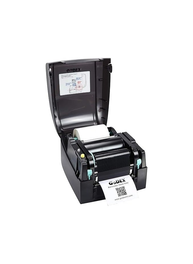 GoDEX EZ120 Barcode Printer Multi-Purpose Thermal Transfer Desktop Barcode Printer - Image 2