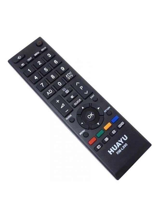 Huayu Remote Control For Toshiba LCD/LED TV Black