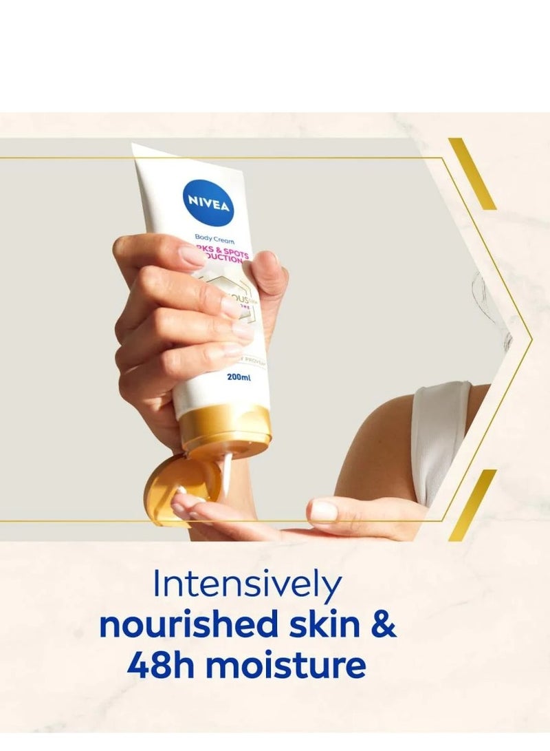 Nivea Luminous Brightening Body Cream to Reduce Marks and Spots 200ml - Image 4