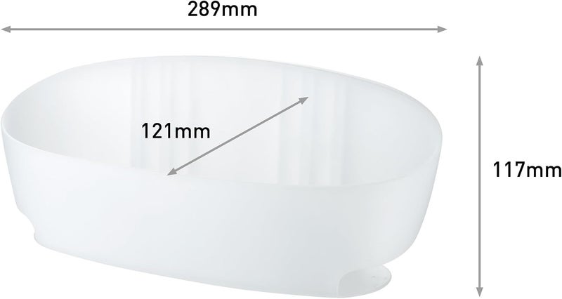 Command Bath Shower Caddy with Water-Resistant Strips - Clear Frosted, Holds 3 kg - Image 5