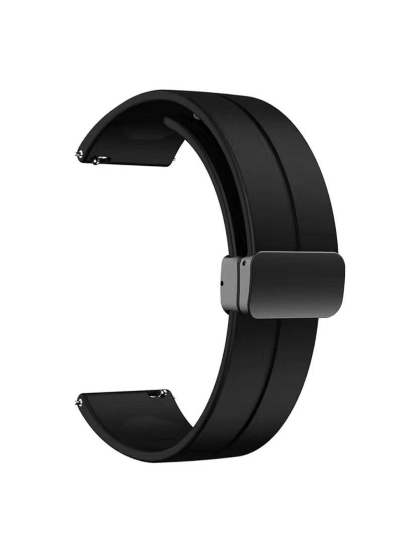 X-level Huawei Watch 4 Replacement Band 22mm Replacement Wrist Watch Strap Band Compatible With Huawei Watch 4/Watch GT3 46mm/GT4 46mm/Soft Silicone Watch Band With Magnetic Buckle Sport Watch Strap  - Image 1