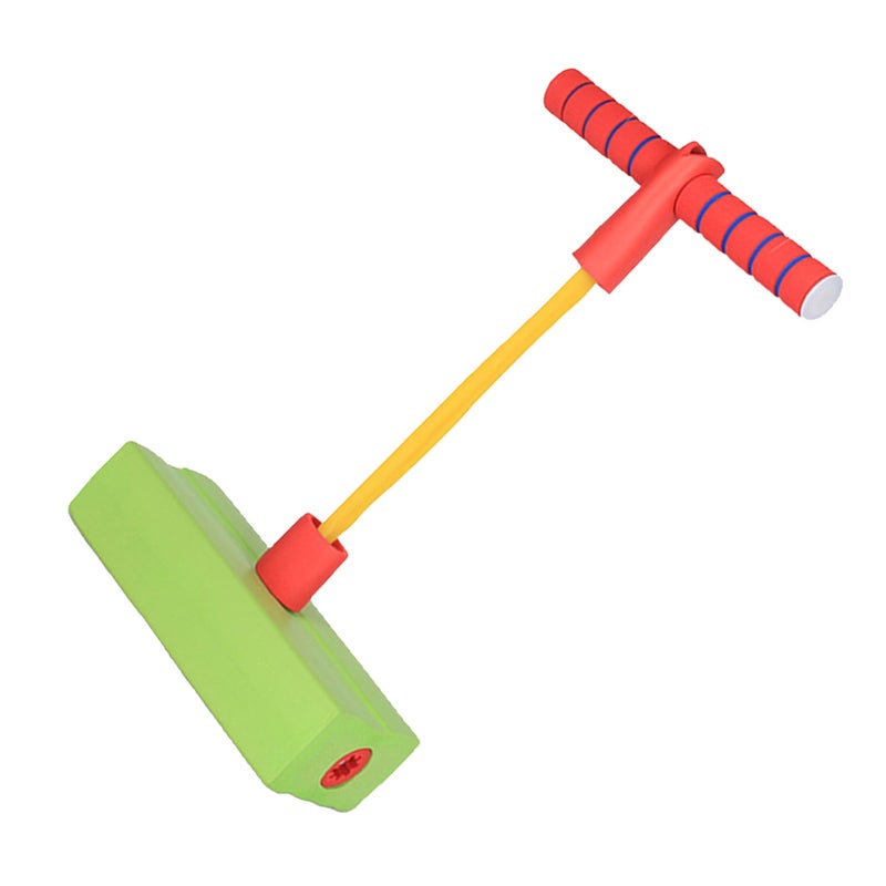 Foam Pogo Stick Promote Growing Exercise Balance Easy to Grip Outdoor Jumping Toy for Kids Children Green - Image 5