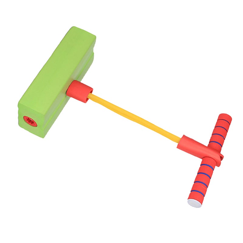 Foam Pogo Stick Promote Growing Exercise Balance Easy to Grip Outdoor Jumping Toy for Kids Children Green - Image 4