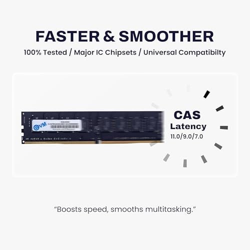 EVM 8GB DDR4 Desktop RAM 3200MHz | Long-DIMM – 1.2V Low Voltage |288-PIN Pin, Intel & AMD Compatible | High-Speed PC Memory Upgrade | 10 Year Warranty (EVMT8G3200U88P) - Image 4