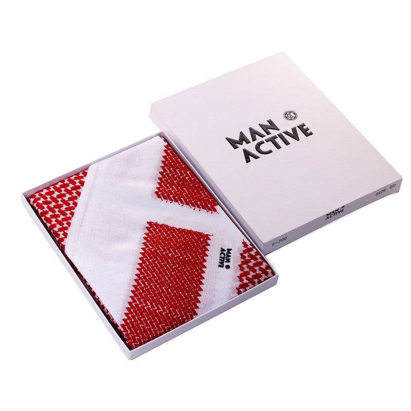 Active Man Modern Red Shemagh - Image 2