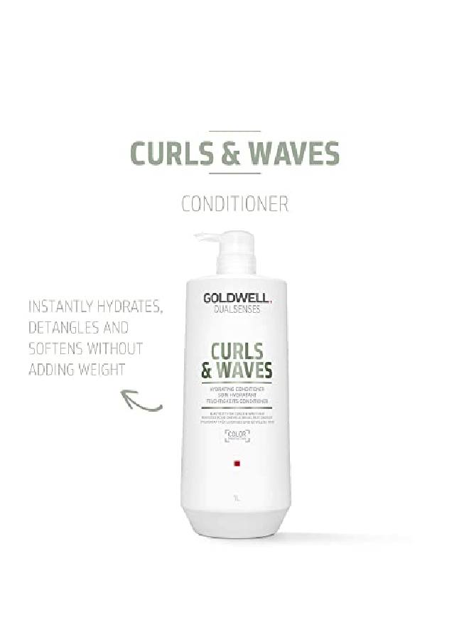 Goldwell Dualsenses Curls & Waves Hydrating Conditioner 1L - Image 3