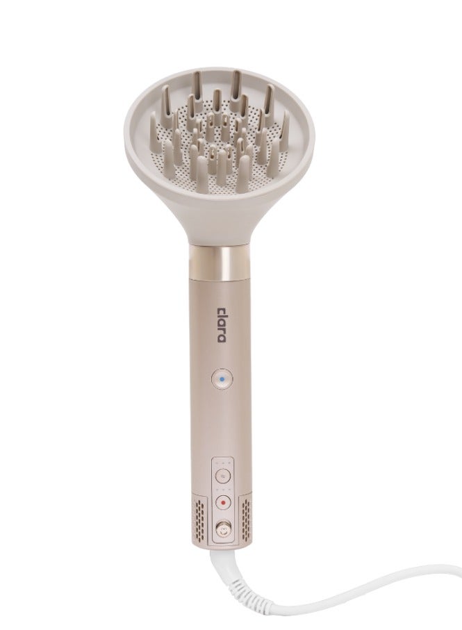 Clara Multi Styler Hair Diffuser Attachment – Anti-Frizz Curl Diffuser for Volume, Natural Waves & Fast Drying silver - Image 4