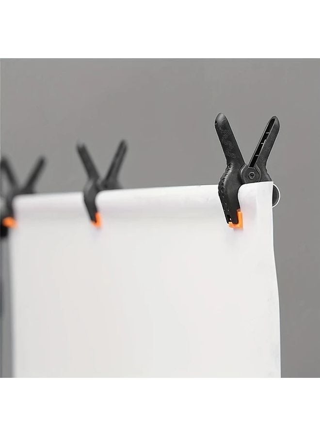 12 قطعة من مشابك الربيع الثقيلة بعرض 2 بوصة، مشابك قابضة من البلاستيك المتين للحرف اليدوية والتصوير وأعمال النجارة - Image 4