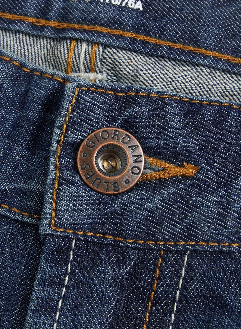 GIORDANO Men’s Skinny Tapered Stretch Denim - Image 4