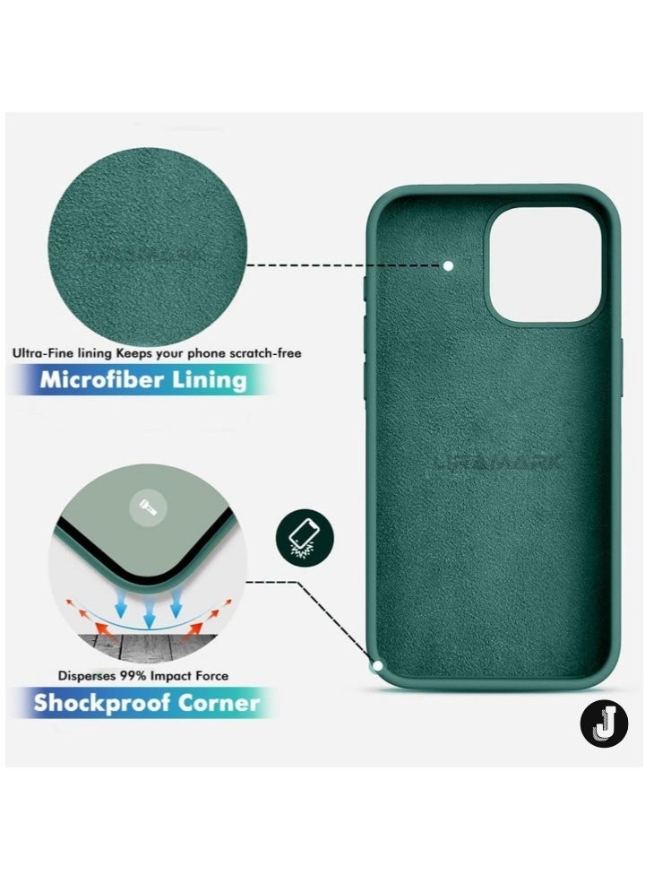 JAJEEK "iPhone 16 Pro Max Slim Fit Green TPU Case – Soft, Flexible Silicone Back Cover for Sleek Protection" - Image 3