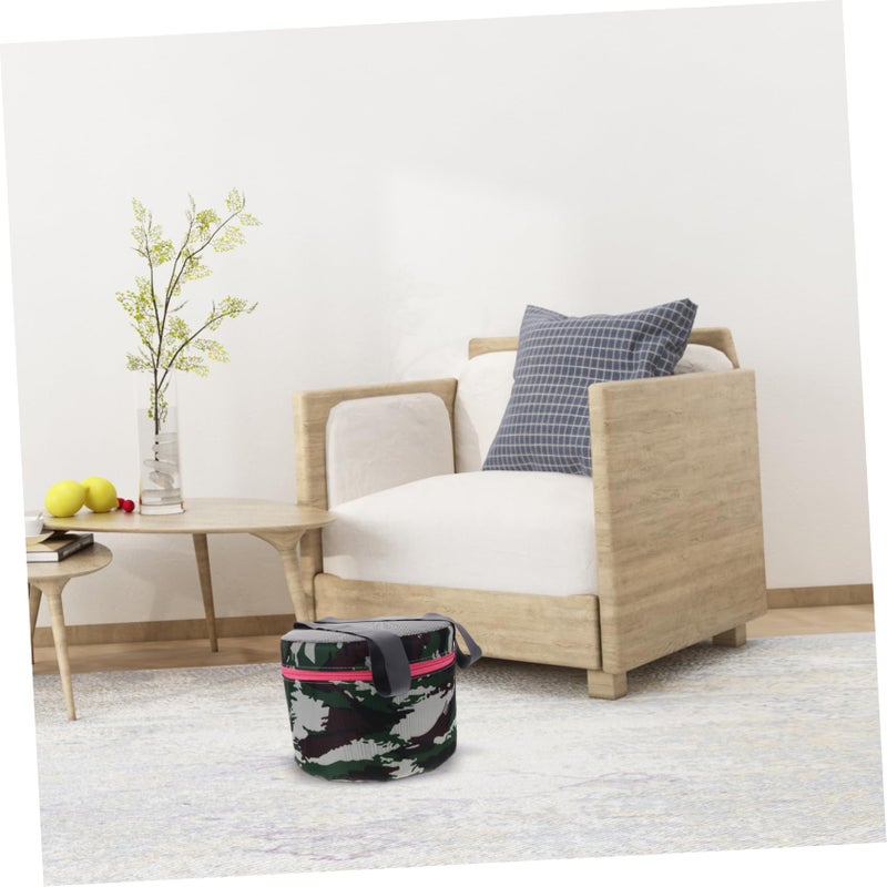 Heavy Duty Plastic Stool With Cotton Cloth Seat For Garden Camping And Work - Image 5