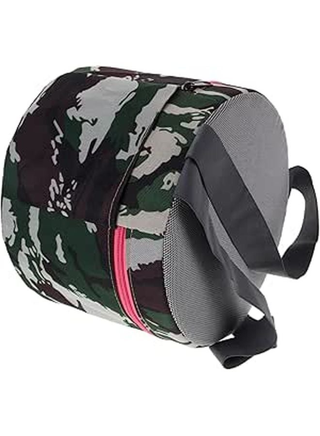 Heavy Duty Plastic Stool With Cotton Cloth Seat For Garden Camping And Work - Image 1
