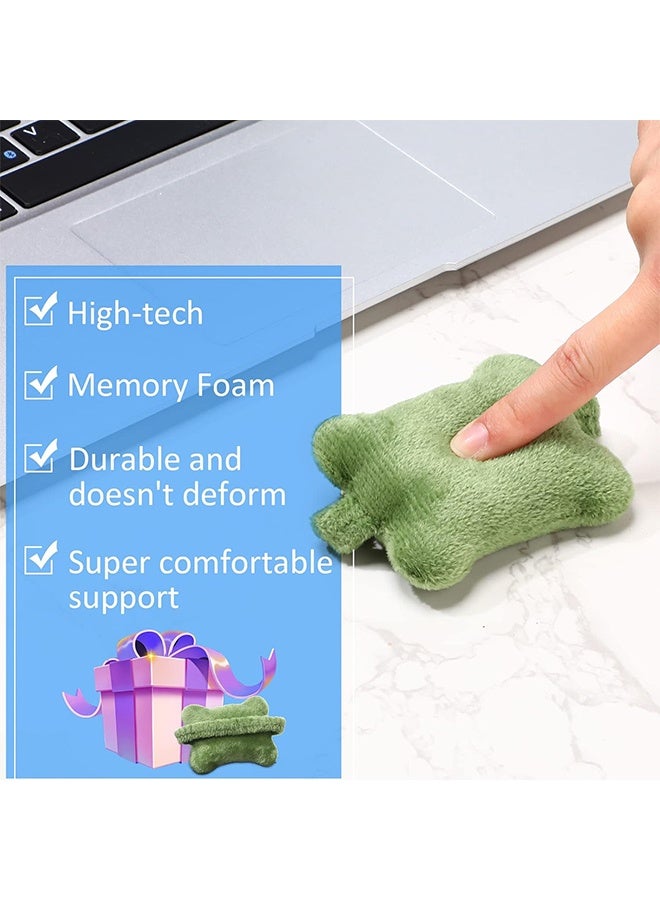 خمس قطع من وسائد مسند معصم الفأرة القابلة للارتداء، بخمسة ألوان، مريحة لدعم لوحة المفاتيح، وخفيفة الوزن، ومناسبة لألعاب الكمبيوتر المكتبية واللاب توب، وتحمي وتخفف آلام الكتابة، مصنوعة من قطن البولي بروبيلين. - Image 5