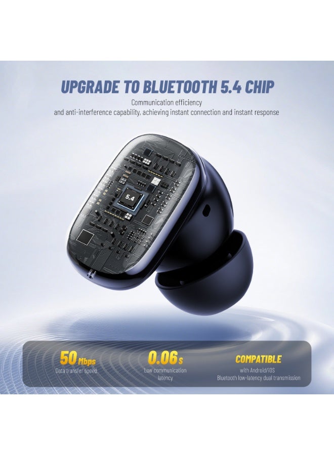 Philips TAT2569,Earphone ,True Wireless Earbuds ,IP54 Water and Dust Proof with  ANC, AI Call Noise Reduction,  Low Latency Gaming, Hi-Fi Spatial Audio Blue - Image 3
