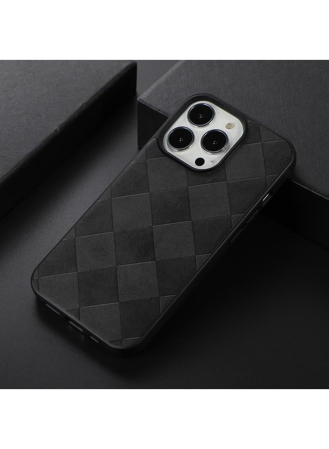 اس-توب جراب لهاتف iPhone 13 Pro Max جراب هاتف من البولي يوريثان المنسوج والمربع - Image 2