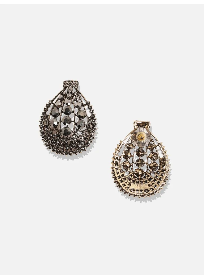 SOHI Pack Of Intricate Stud Earrings