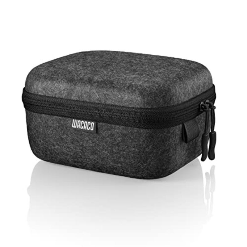 Minipresso NS2 Case for portable espresso makers, durable nylon fabric, black color, water-resistant and compact design - Image 1