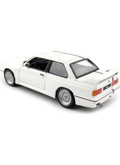 Bburago بي إم دبليو M3 (E30) 1988 أحمر - نموذج سيارة مصنوعة من الصب بميزان 1:24  - Image 3