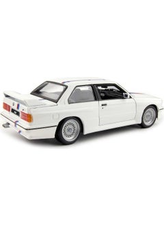 Bburago بي إم دبليو M3 (E30) 1988 أحمر - نموذج سيارة مصنوعة من الصب بميزان 1:24  - Image 4