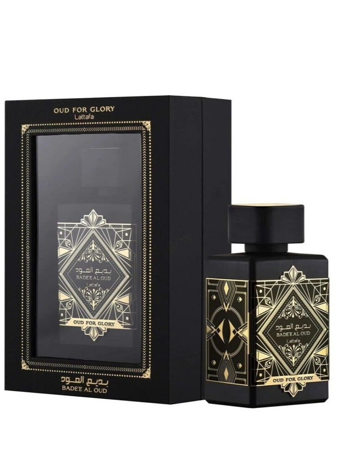 لطافة عطر لطافة بديع العود فور جلوري أو دو برفيوم للجنسين – 100 مل--