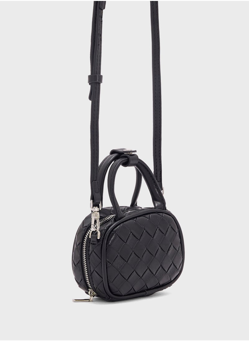 Ginger Woven Crossbody Bag  - Image 3