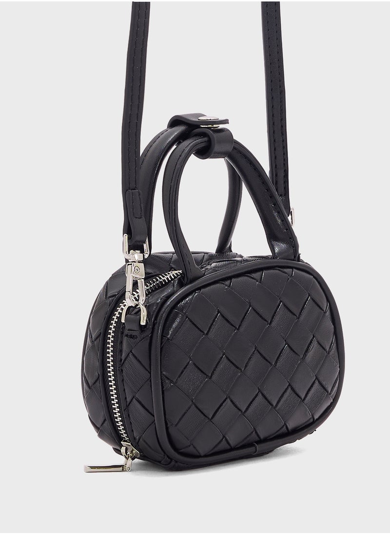 Ginger Woven Crossbody Bag  - Image 4