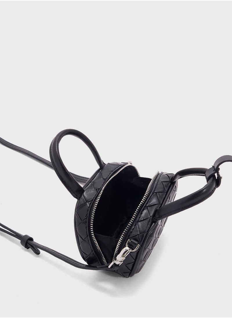 Ginger Woven Crossbody Bag  - Image 5