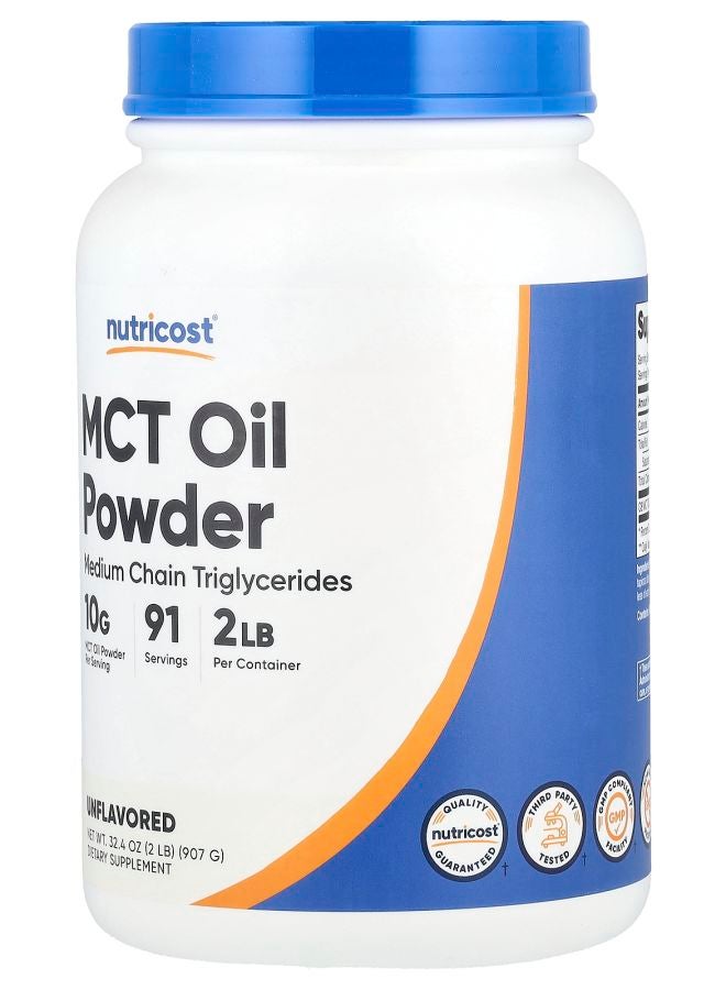 Nutricost MCT Oil Powder Unflavored 32.4 oz (907 g) - Image 2