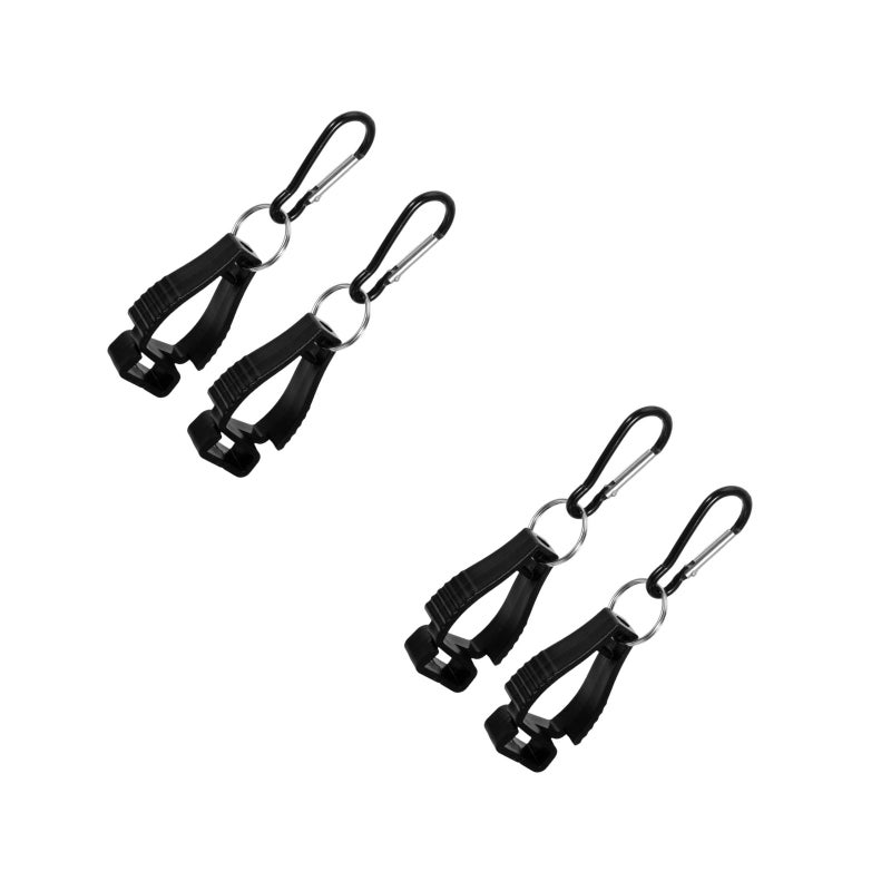 4 Pcs Outdoor Belt Clips Versatile Hooks for Towel Sunglasses Glove Hat - Image 3