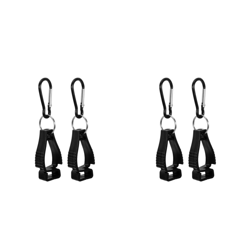 4 Pcs Outdoor Belt Clips Versatile Hooks for Towel Sunglasses Glove Hat - Image 5