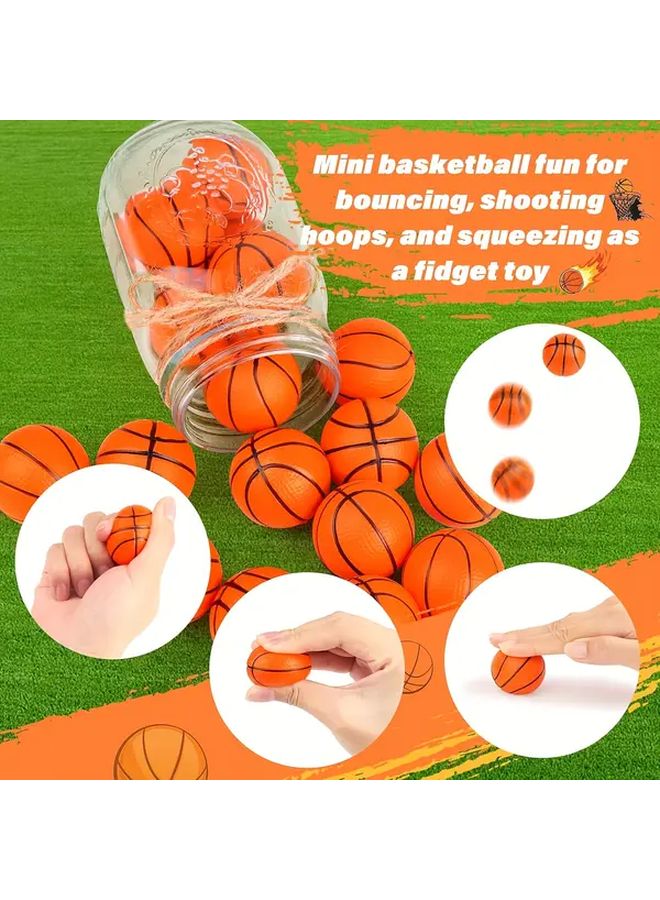 24pcs Mini Basketball Stress Balls for Party Favors and School Carnival - Image 2