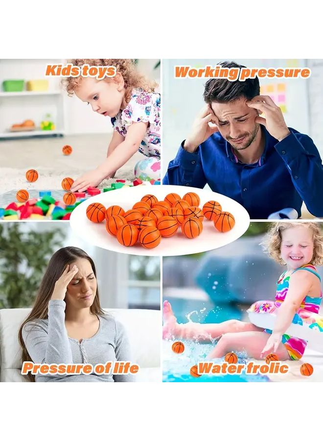 24pcs Mini Basketball Stress Balls for Party Favors and School Carnival - Image 4