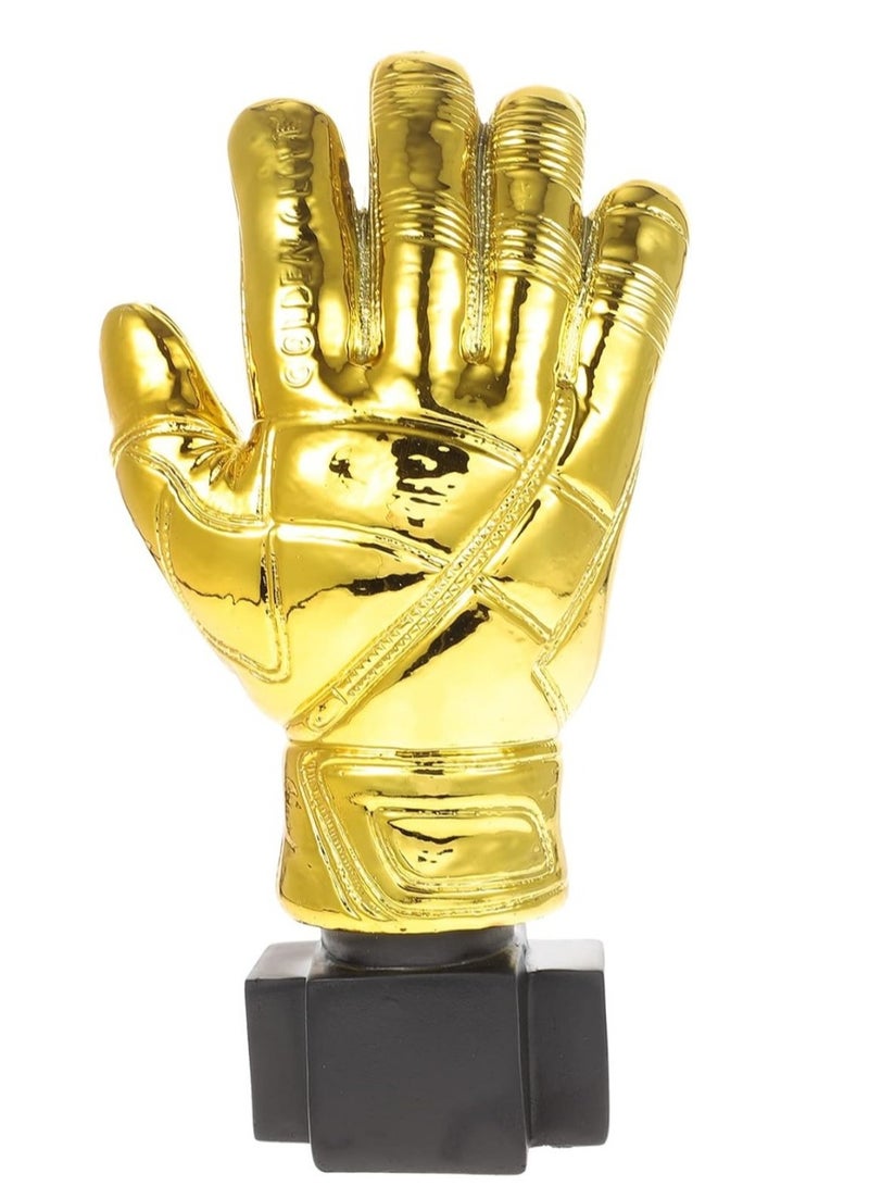 Generic Award Trophies Goalkeeper Trophy Gold Glove Trophy Gloves Shape Soccer Match Award Cups for Office School Kindergarten  - Image 1