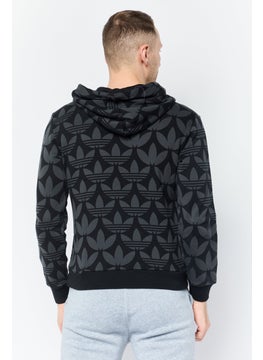 adidas Originals Men Sportswear Fit Long Sleeves Outdoor Hoodie, Multicolor  - Image 2