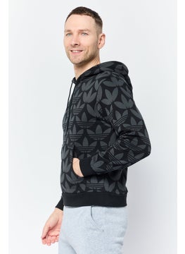 adidas Originals Men Sportswear Fit Long Sleeves Outdoor Hoodie, Multicolor  - Image 4