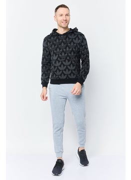 adidas Originals Men Sportswear Fit Long Sleeves Outdoor Hoodie, Multicolor  - Image 3
