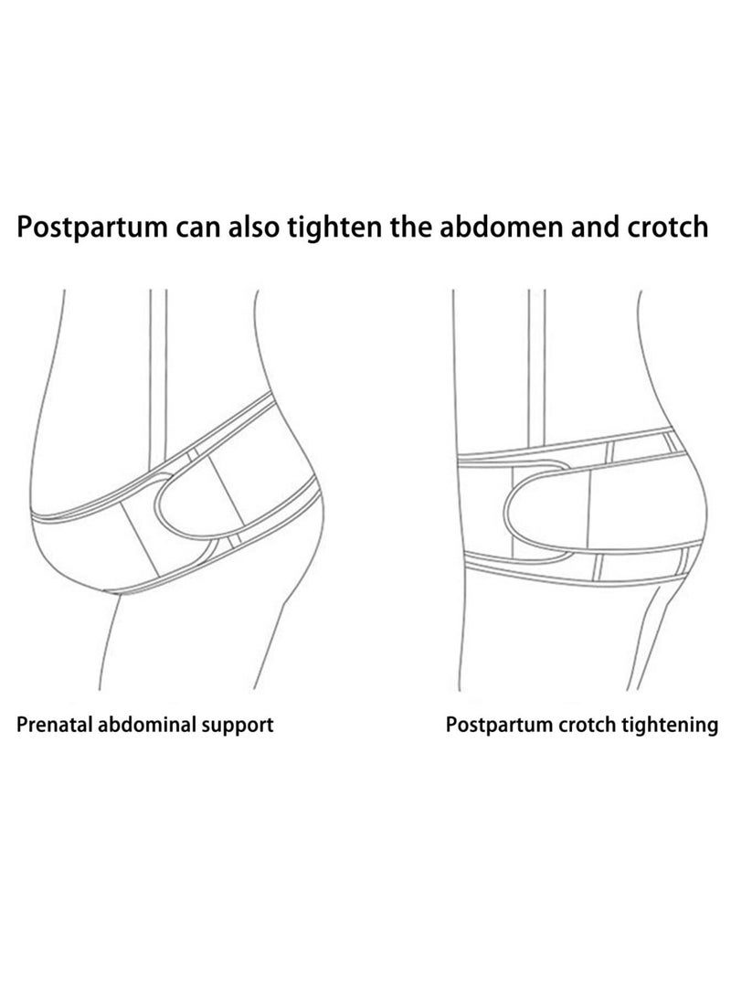 SOLARAE Maternity Belly Band for Pregnant Women, Pregnancy Belly Support Band for Abdomen, Waist, and Back Pain, Adjustable Maternity Belt for Belt Back Support - Image 5