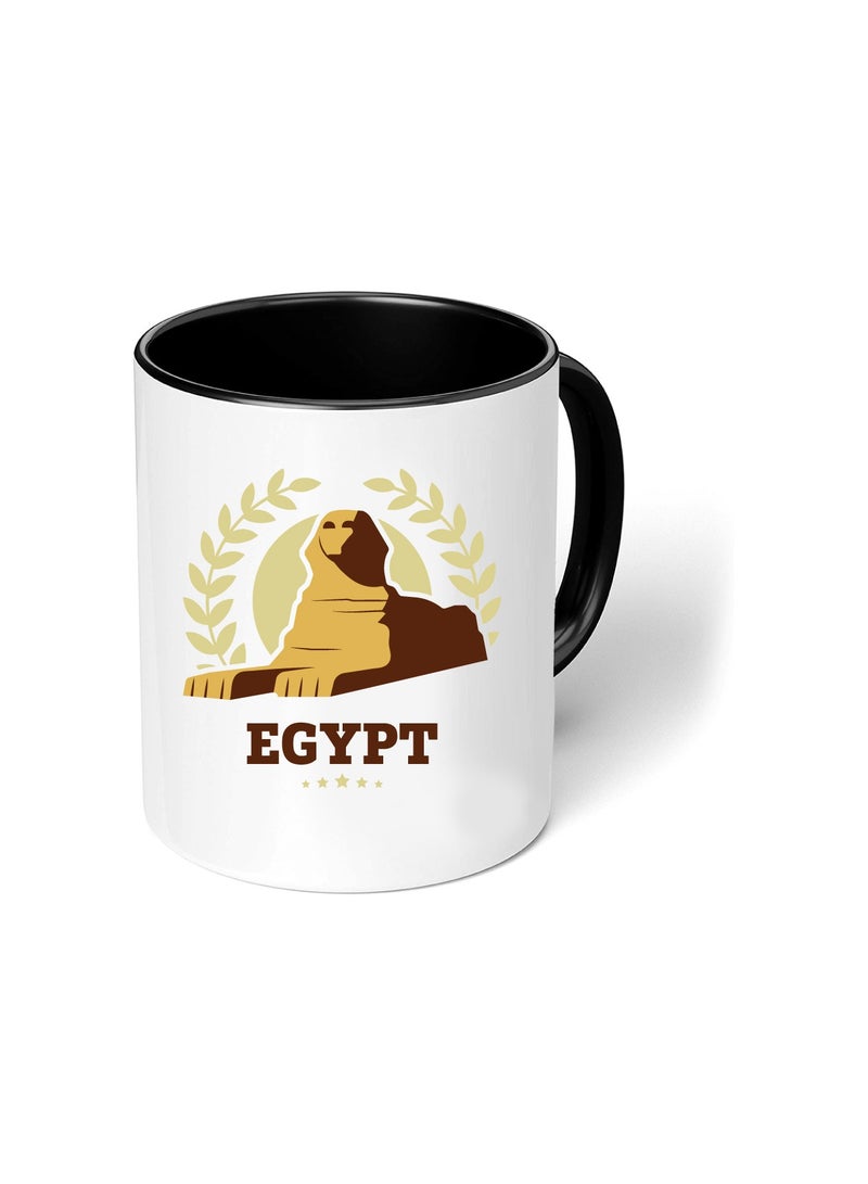 كوب قهوة أسود لليوم الوطني المصري - هدية لكل مصري - مثالي لعيد الاستقلال المصري - 11 أونصة - Image 1